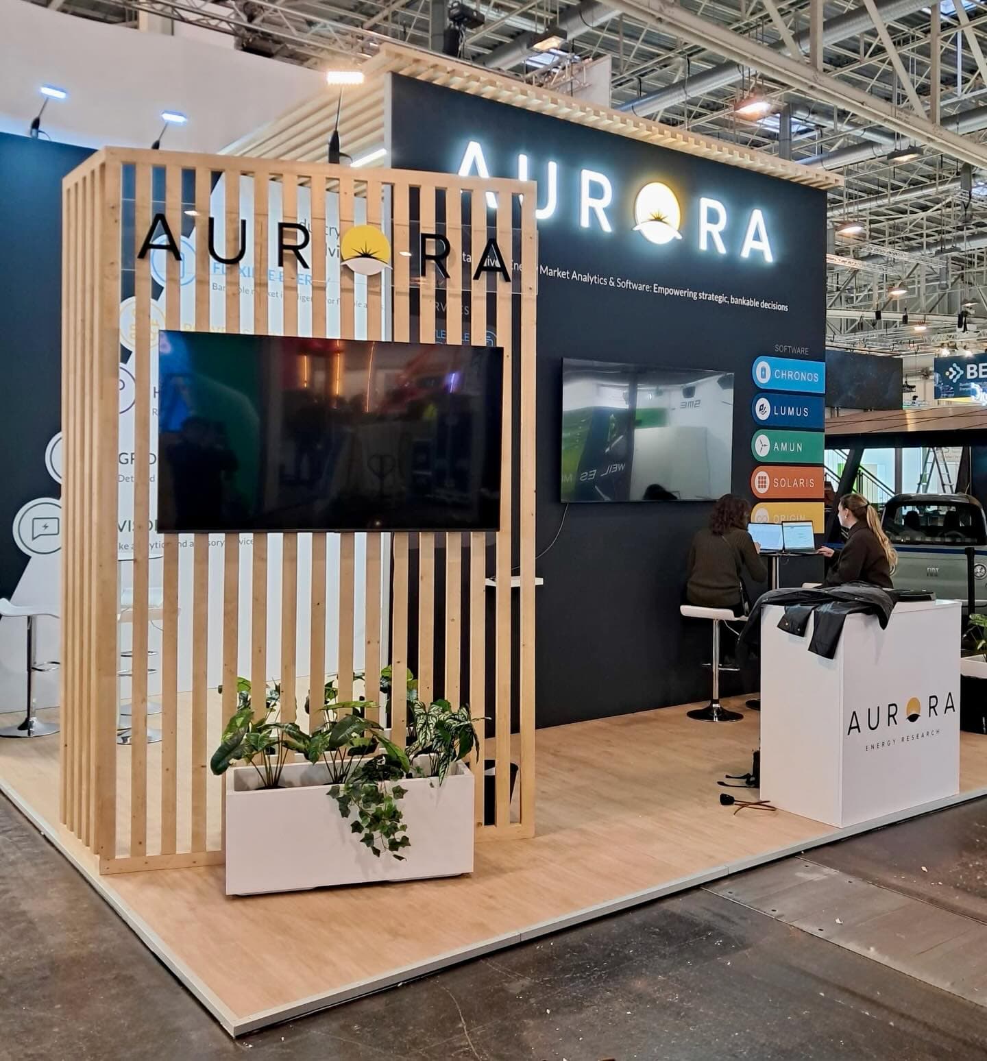 Aurora · E-world 展台实景