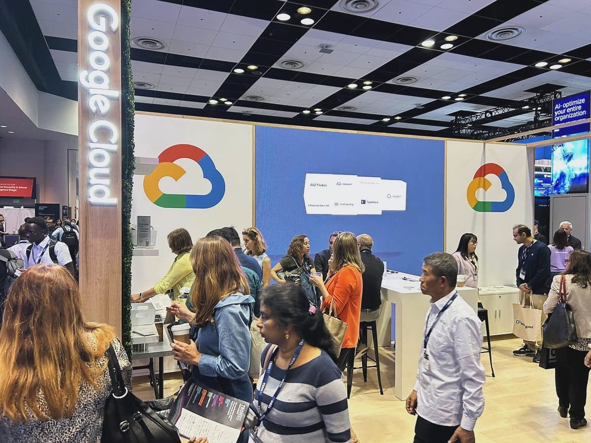 Google Cloud · 圣迭戈会议中心展示项目 展台实景