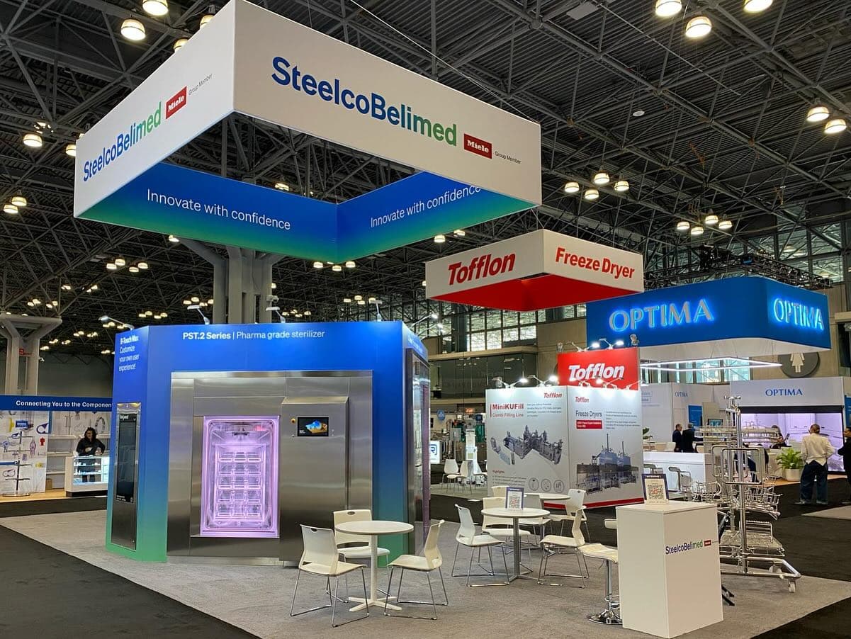 Steelco · INTERPHEX 展台实景